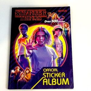 🦋 Netflix Stranger Things Official Sticker Book